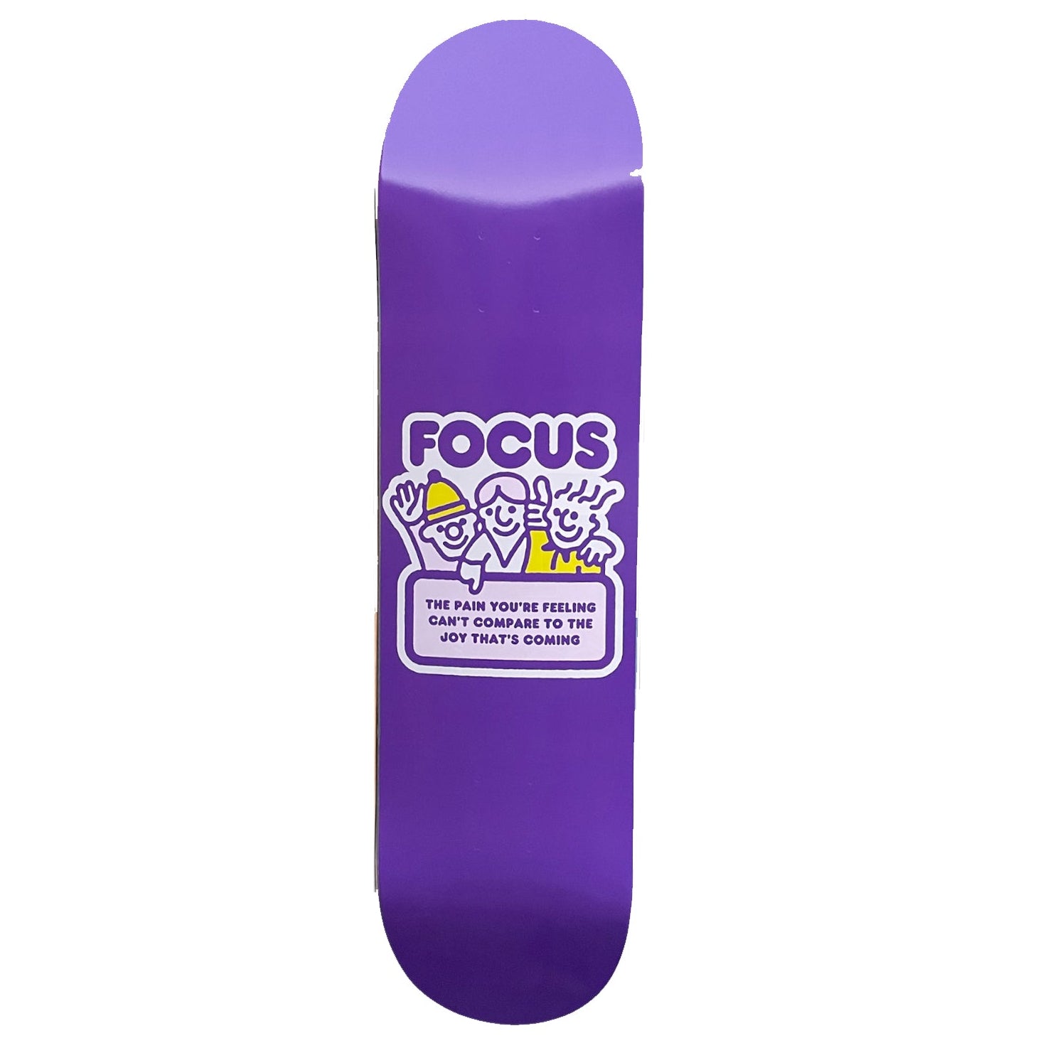 Focus Pain To Joy Deck - Purple/White