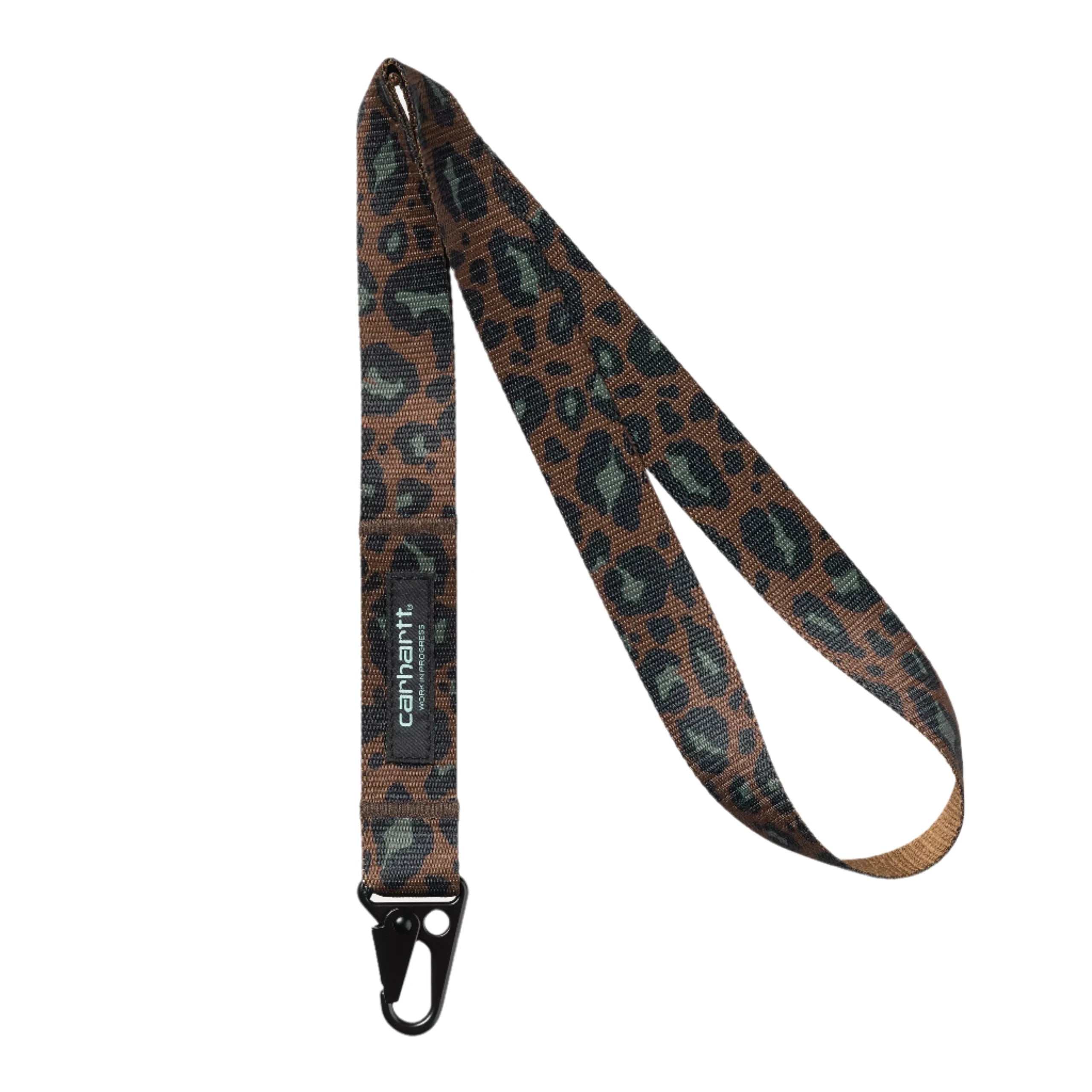 Carhartt WIP Jude Long Keychain - Camo Leopard Tamarind