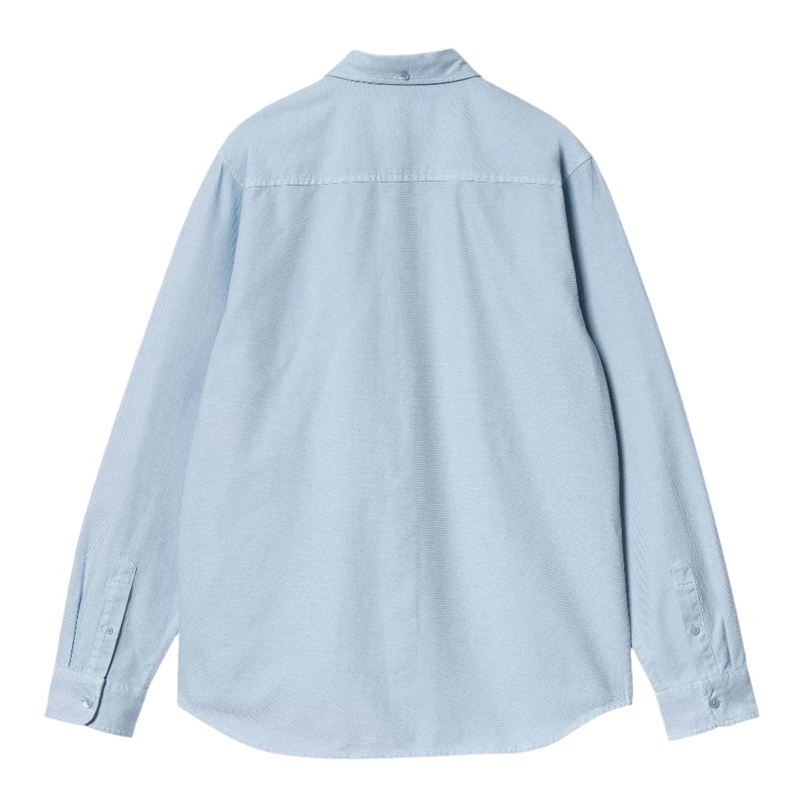 Carhartt WIP Bolton Shirt - Air Sky Garment Dyed