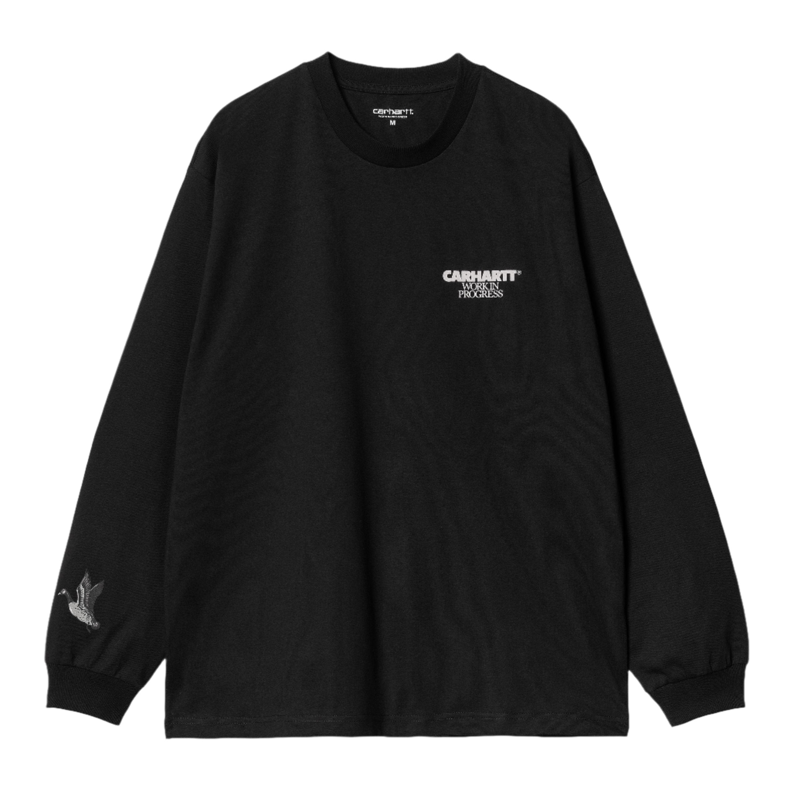 Carhartt WIP Brown Ducks Longsleeve T-shirt - Black