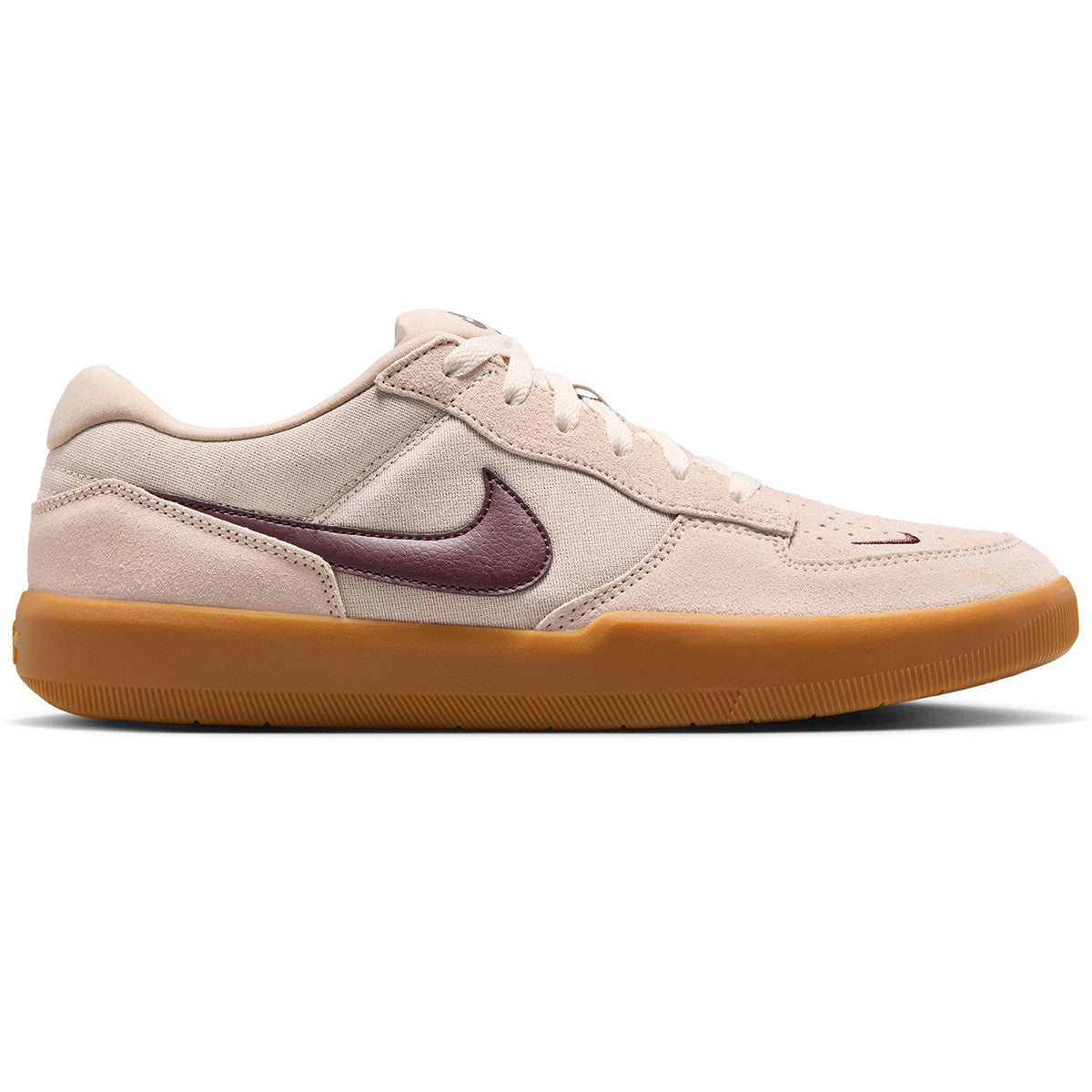 Nike SB Force 58 Shoes - Cream II/Burgundy Crush