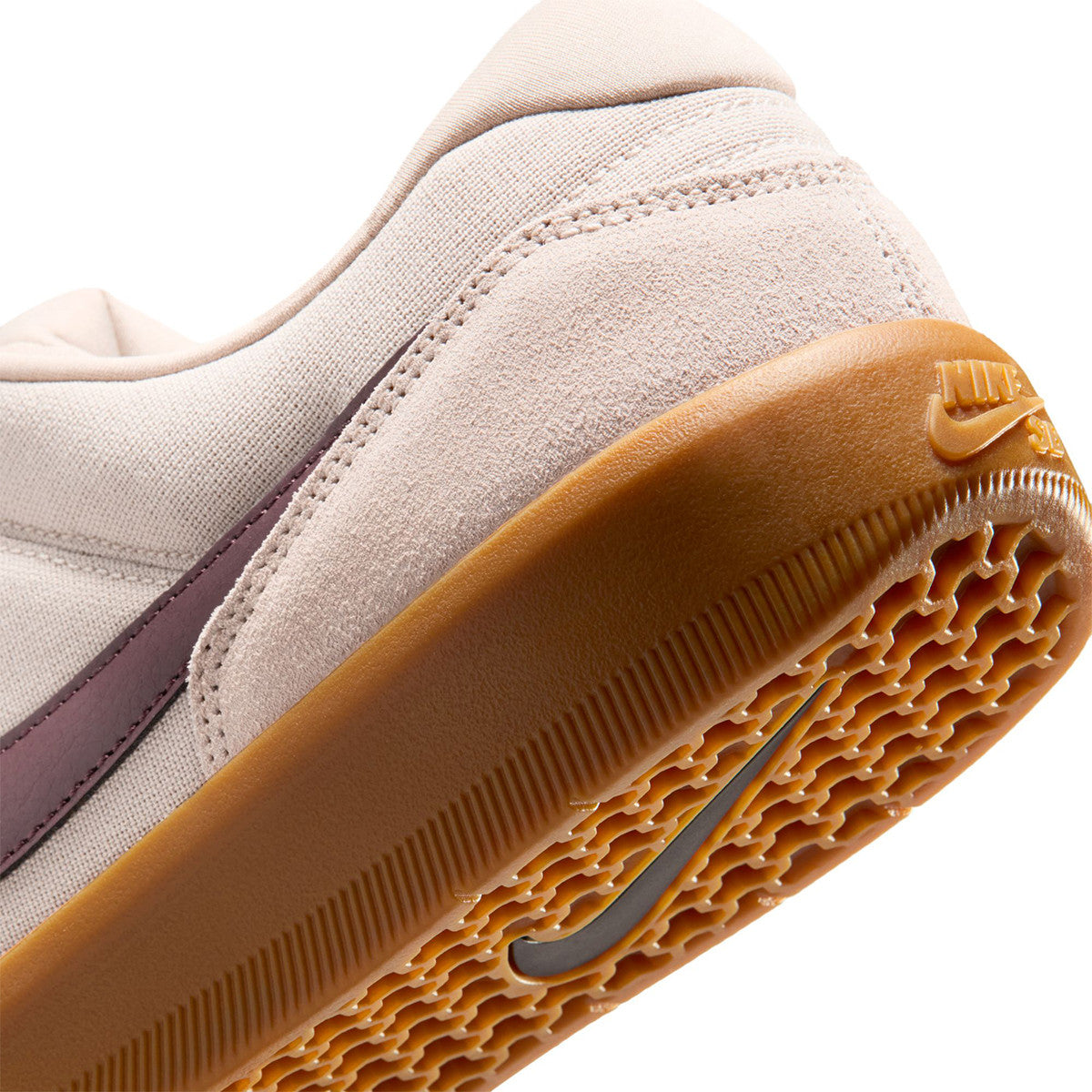 Nike SB Force 58 Shoes - Cream II/Burgundy Crush