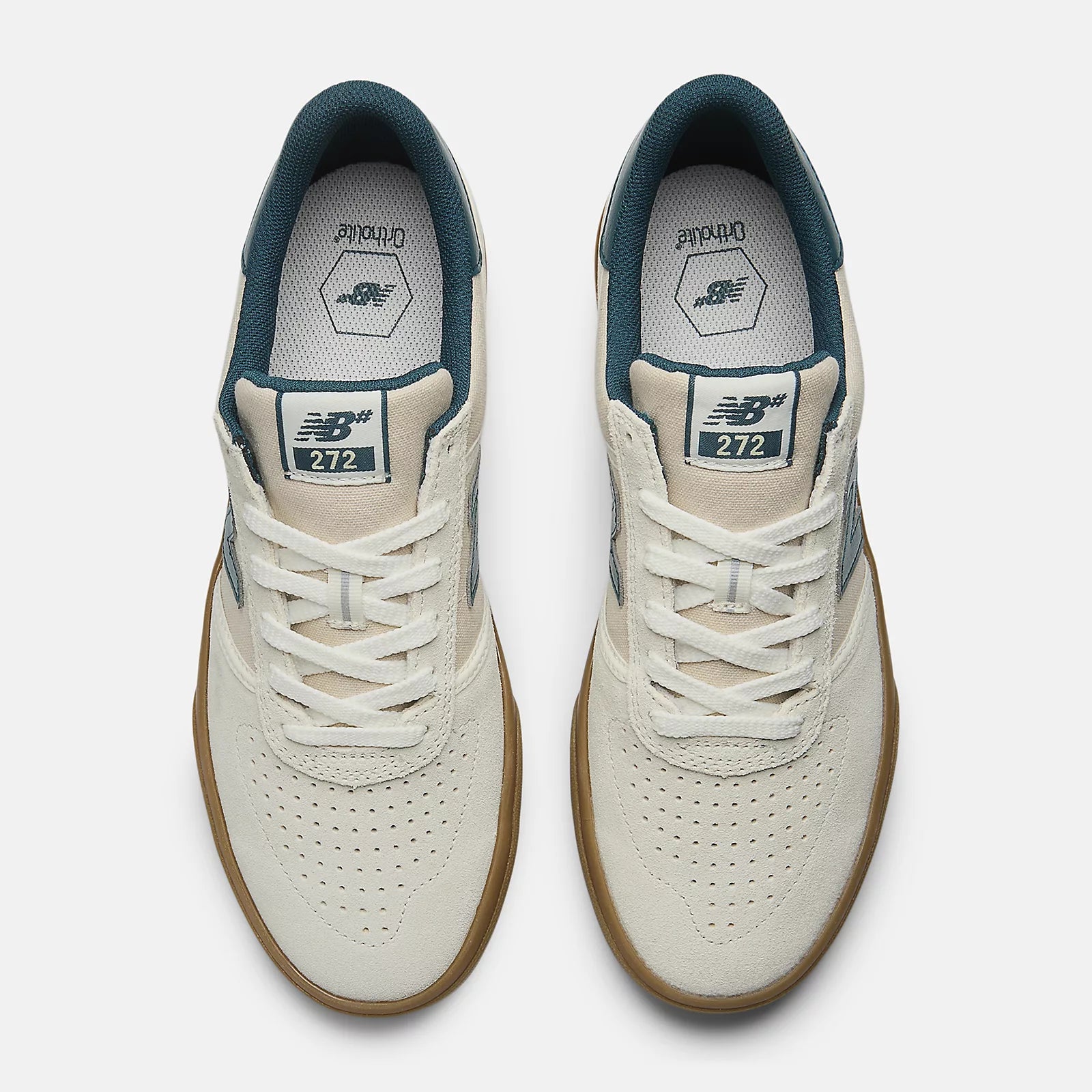 New Balance Numeric NM272 Shoes - Sea Salt/Deep Ocean