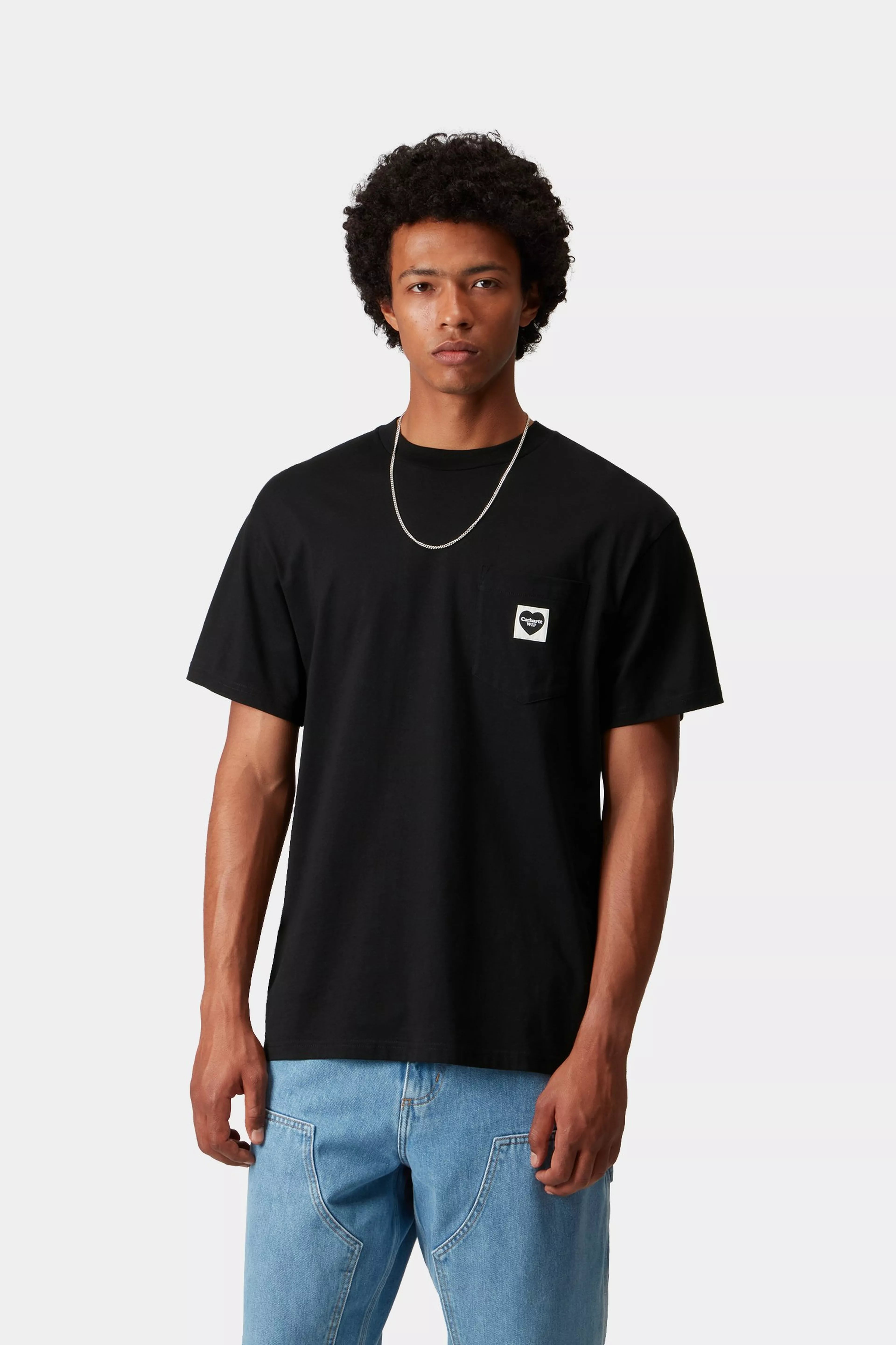 Carhartt WIP S/S Pocket Heart T-Shirt - Black/Black