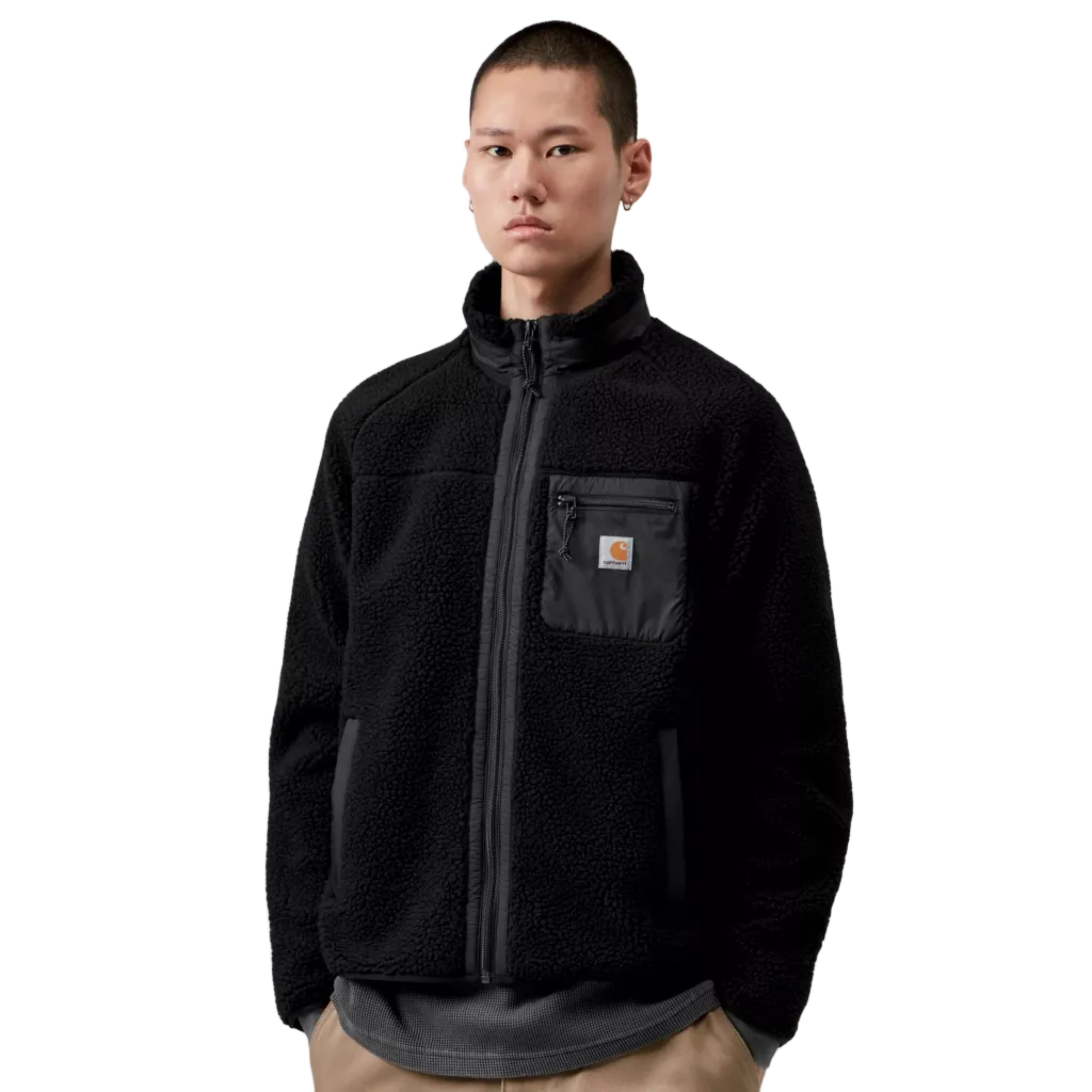 Carhartt WIP Prentis Liner Fleece Jacket - Black/Black