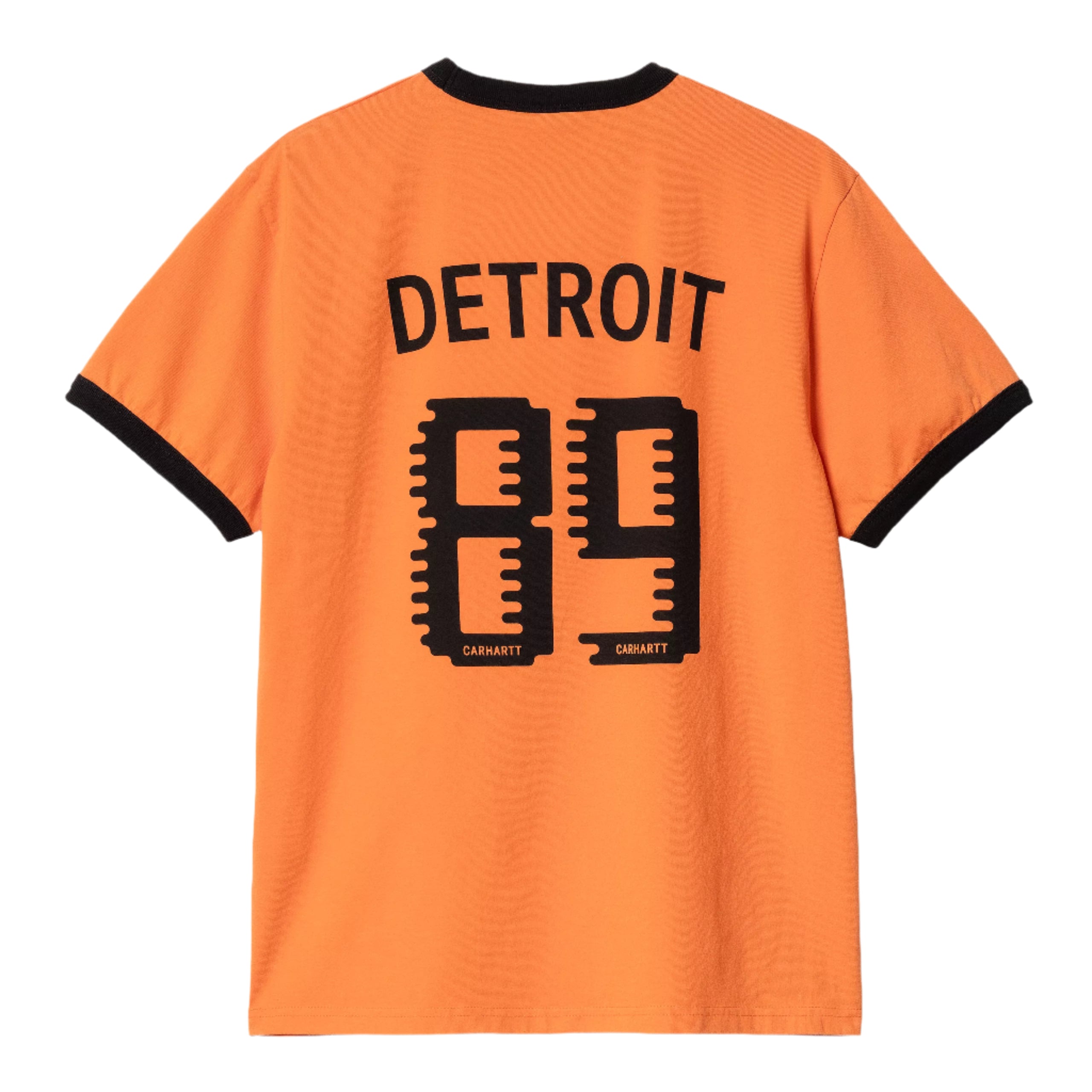 Carhartt WIP Pocket Ringer T-shirt - Pumpkin/Black