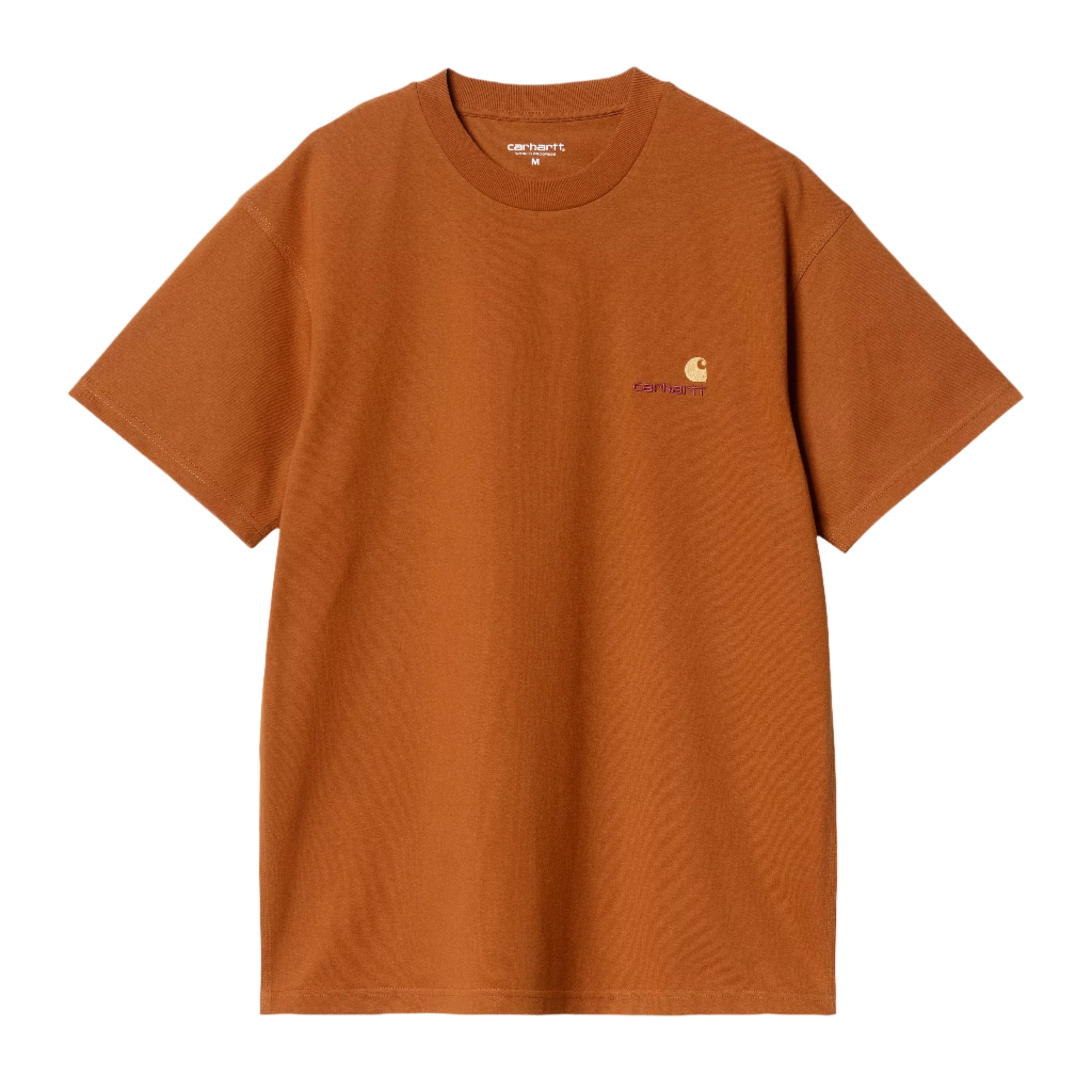 Carhartt WIP American Script Short Sleeve T-shirt - Sienna