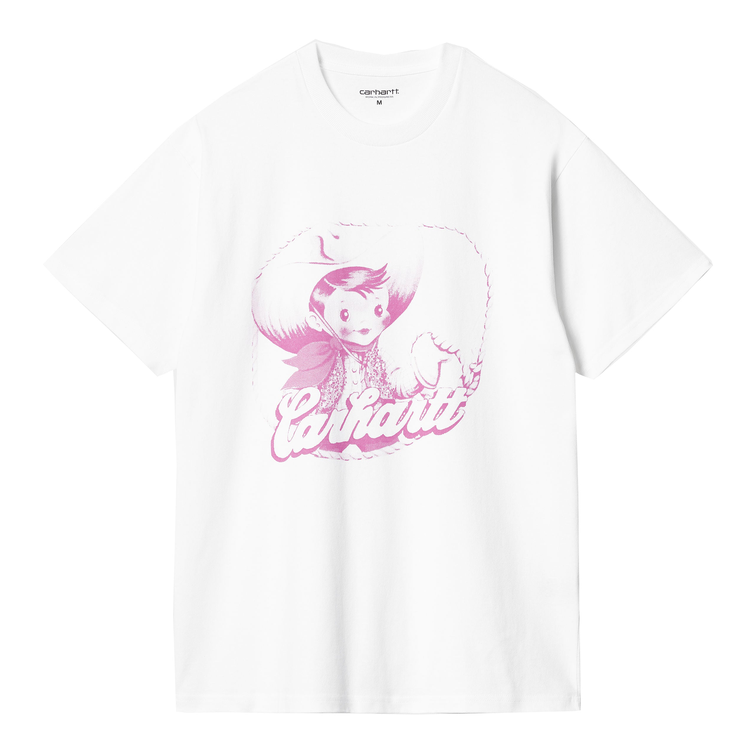Carhartt WIP Buddy T-shirt - White/Pink