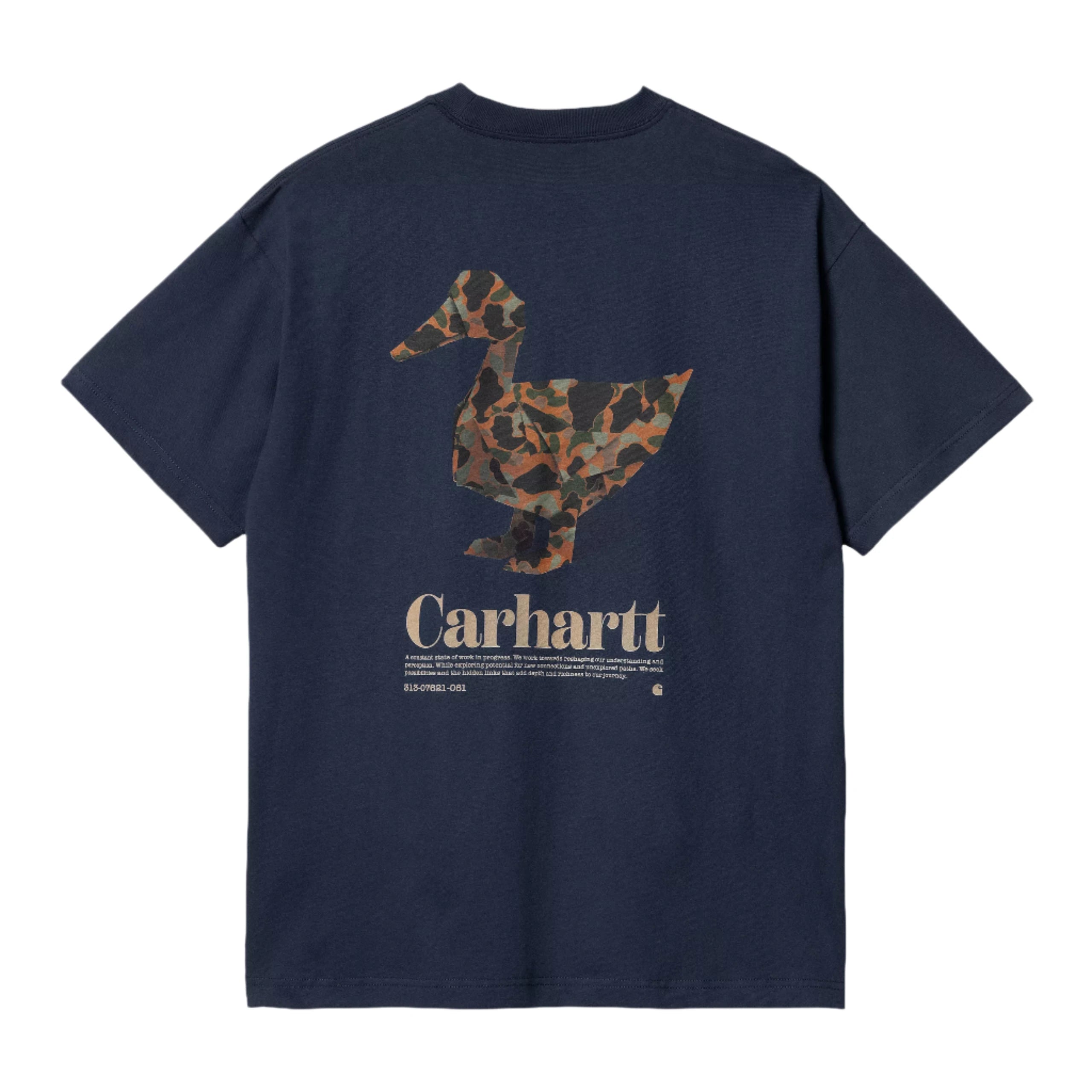 Carhartt WIP Fold Duck Short Sleeve T-shirt - Air Force Blue