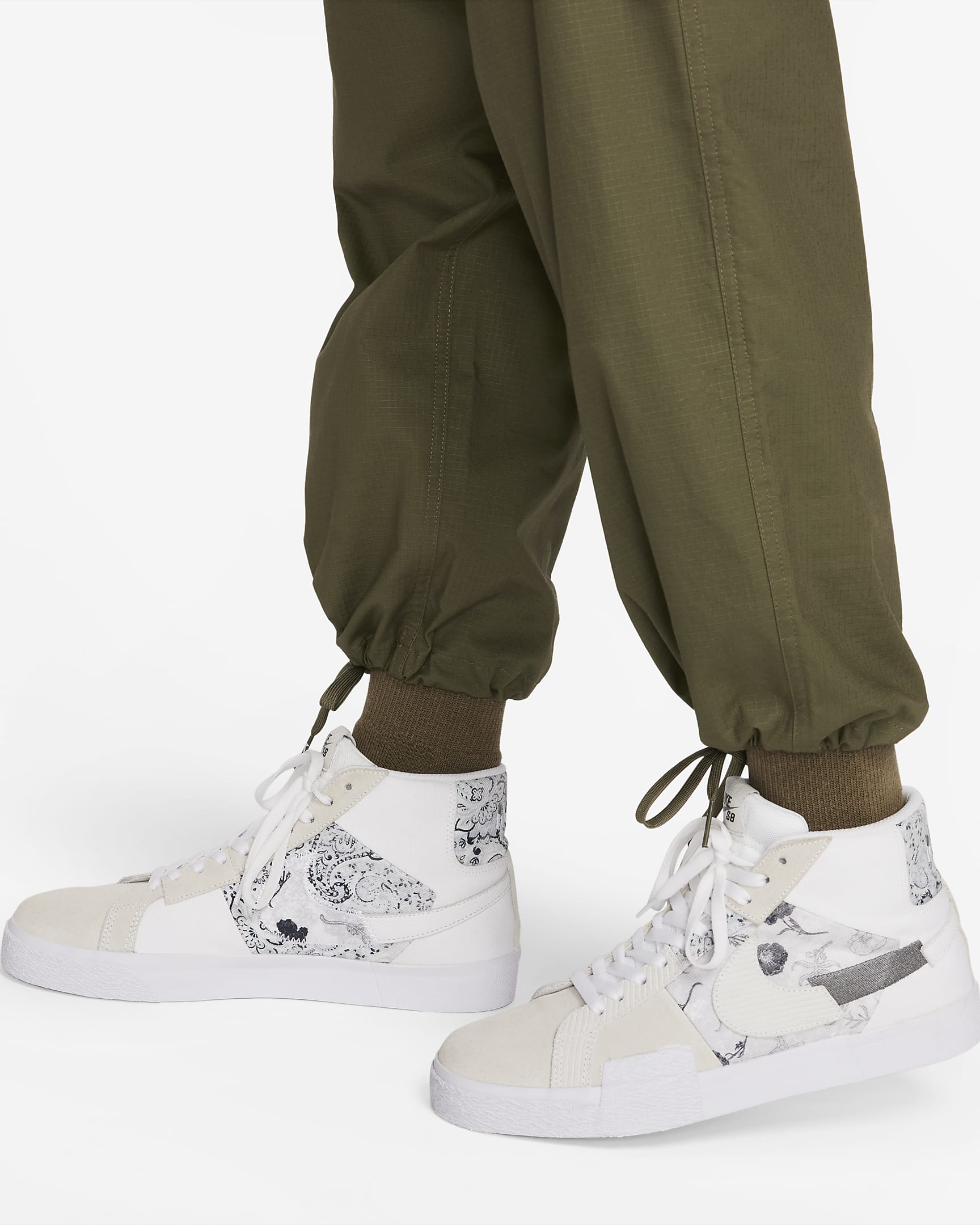 Nike SB Kearny Cargo Pants - Medium Olive/White