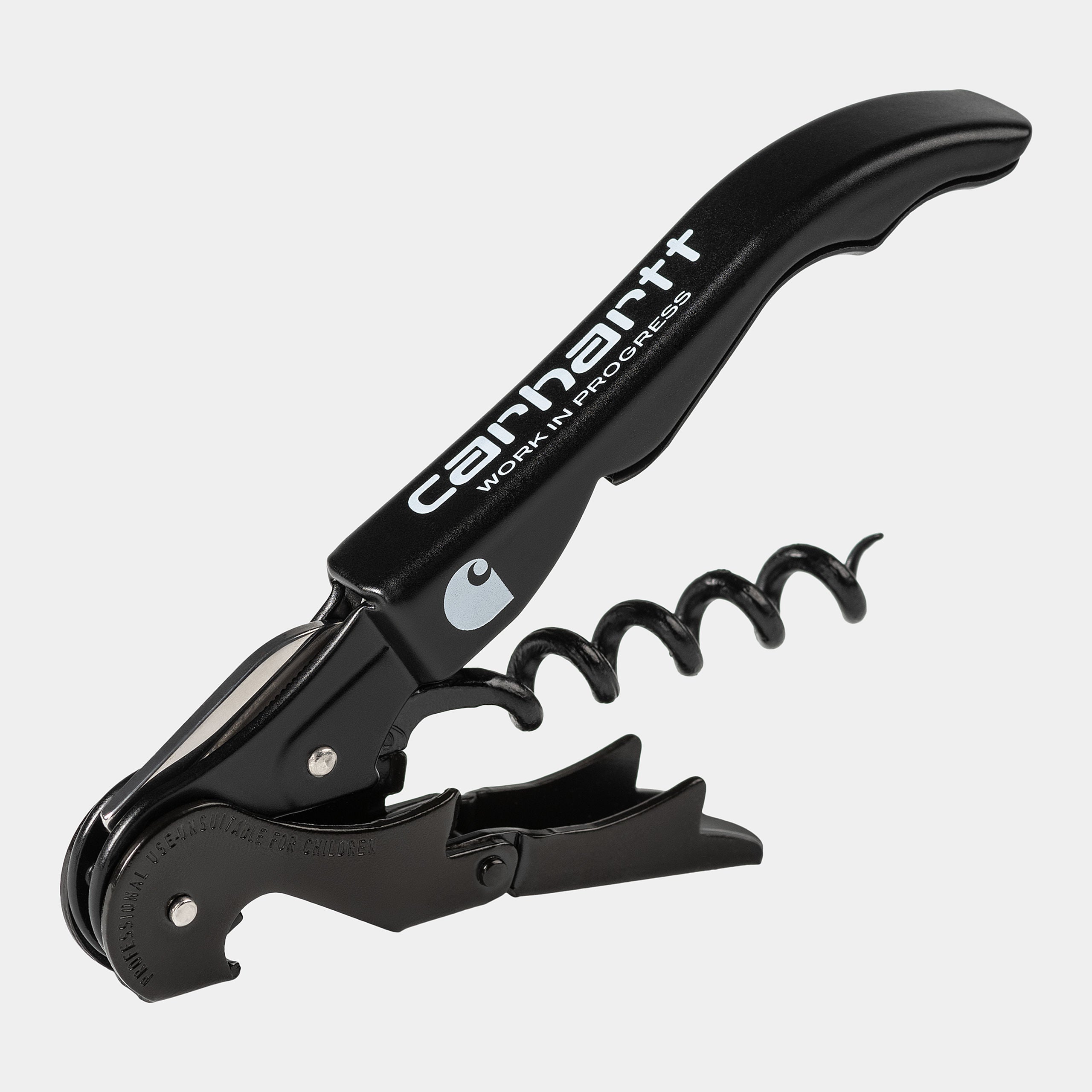 Carhartt WIP Script Pulltap's Corkscrew - Black