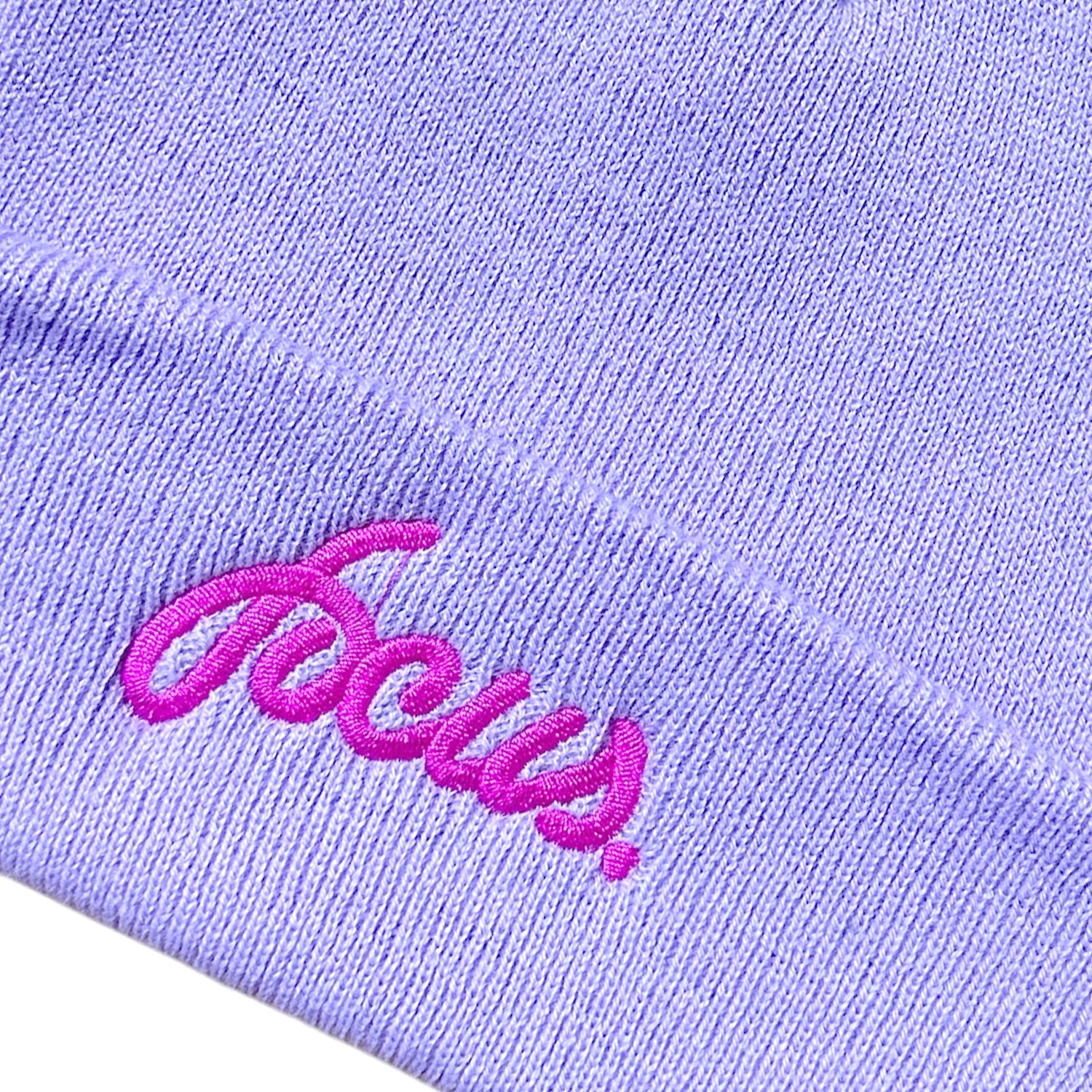 Focus Script Logo Beanie - Lavender on