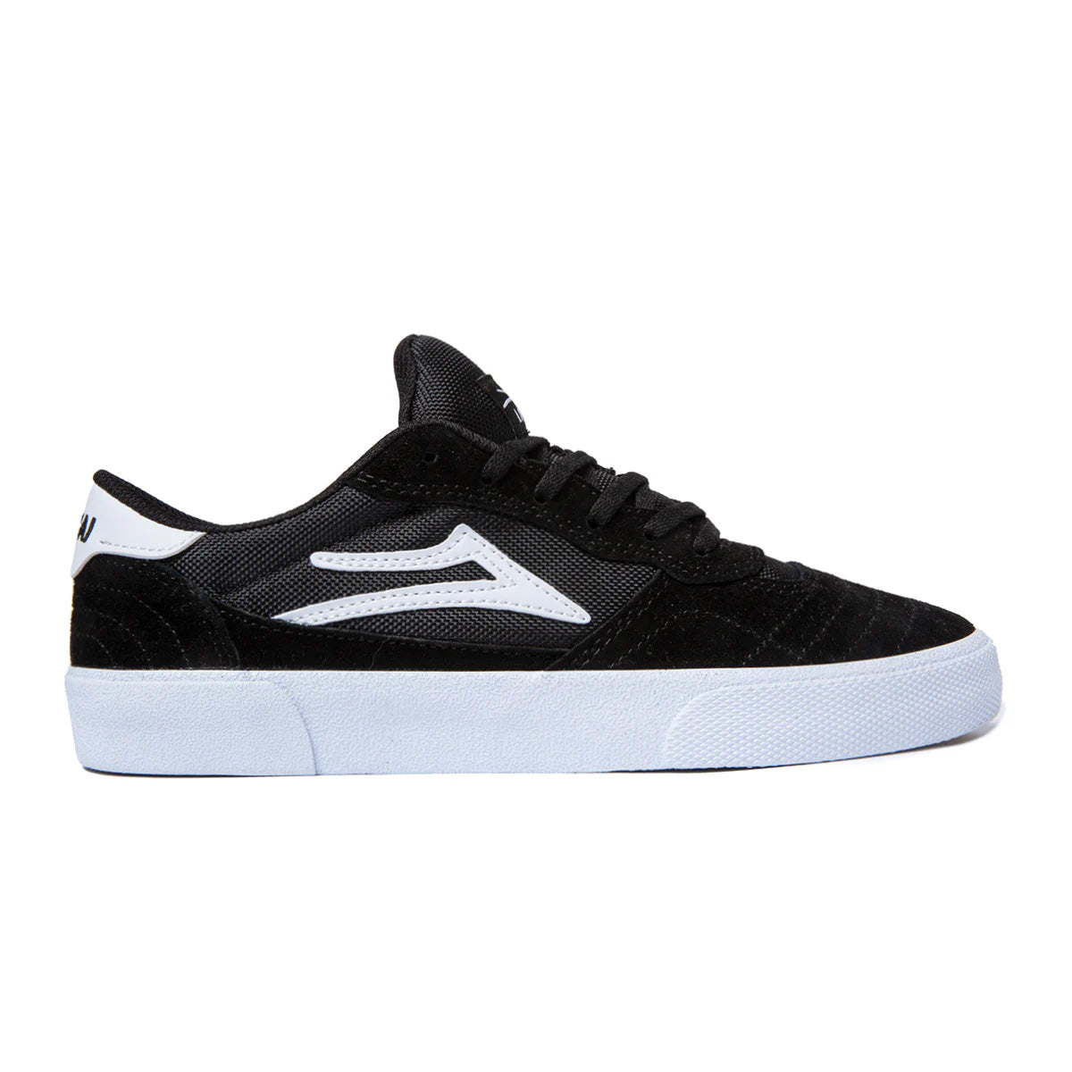 Lakai Cambridge Shoes - Black/White Suede