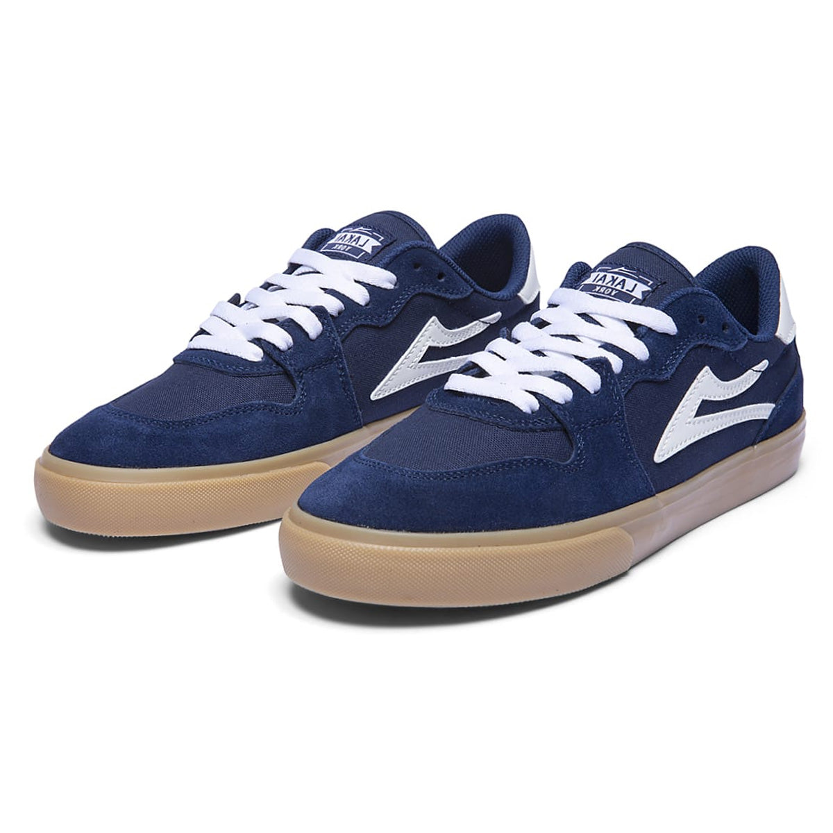 Lakai York Shoes - Navy/Gum Suede