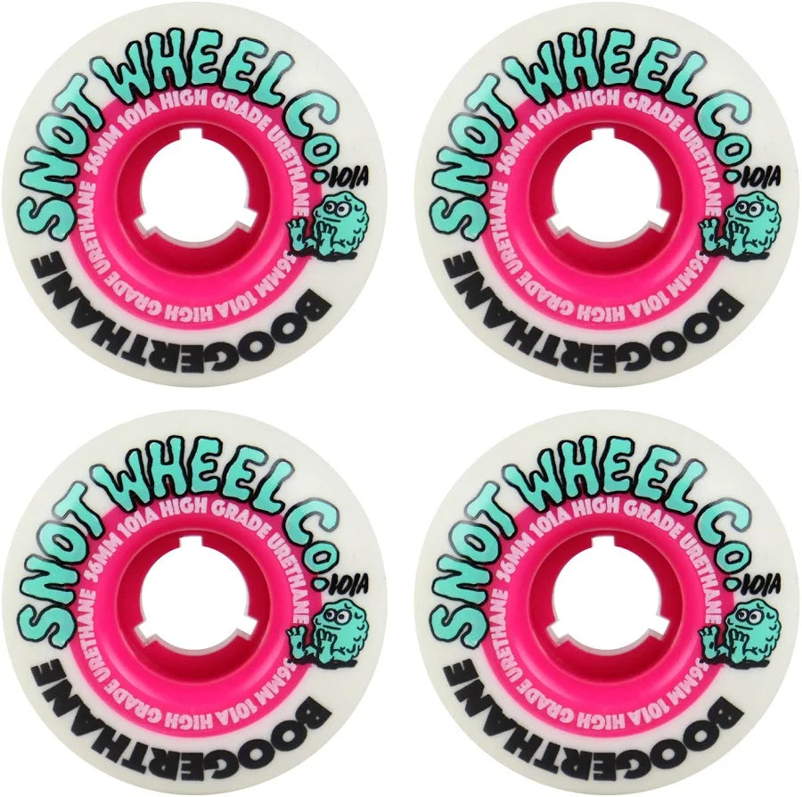 Snot Wheels Boogerthane - White/Pink 56mm 101a