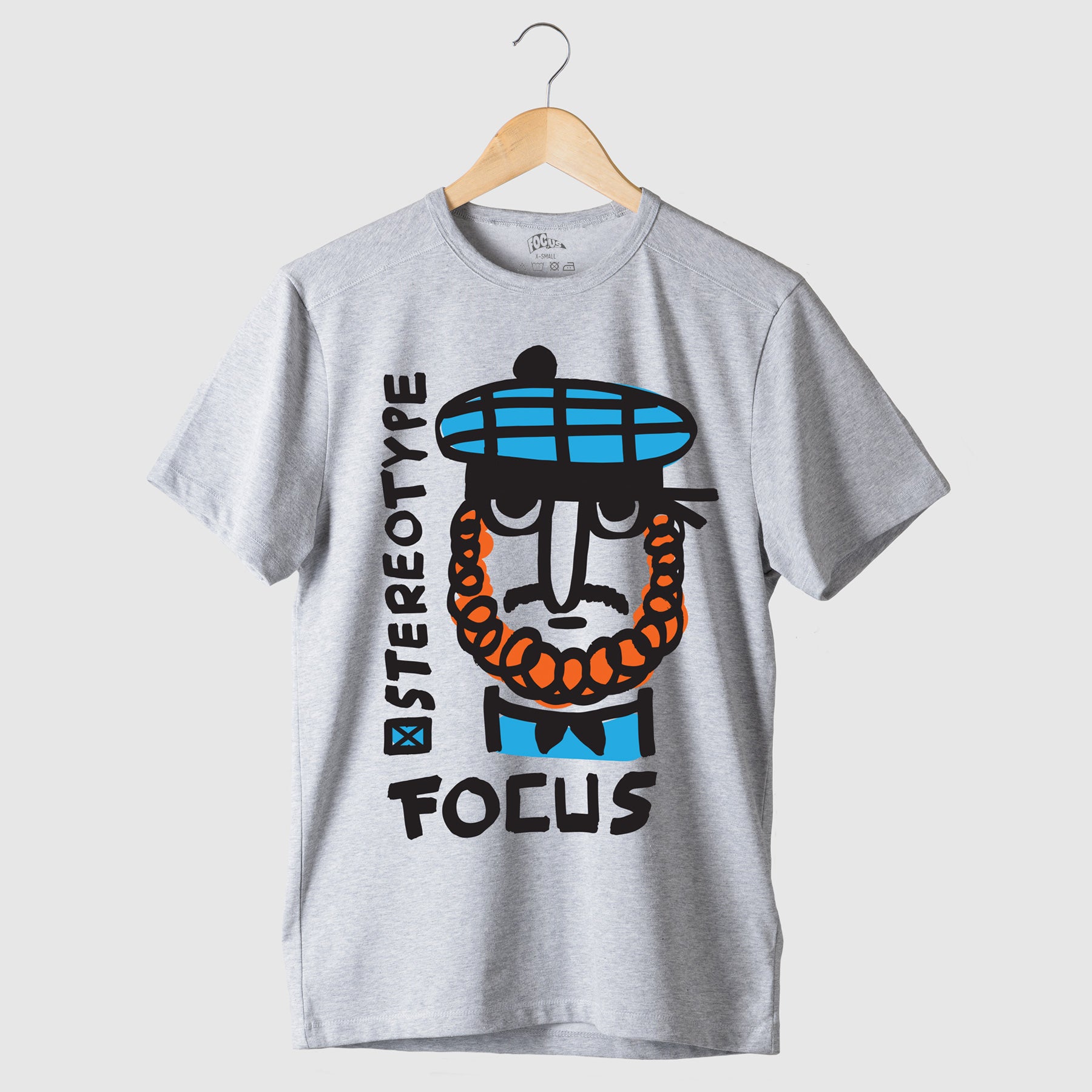 Focus Stereotype T-shirt - Sport Grey