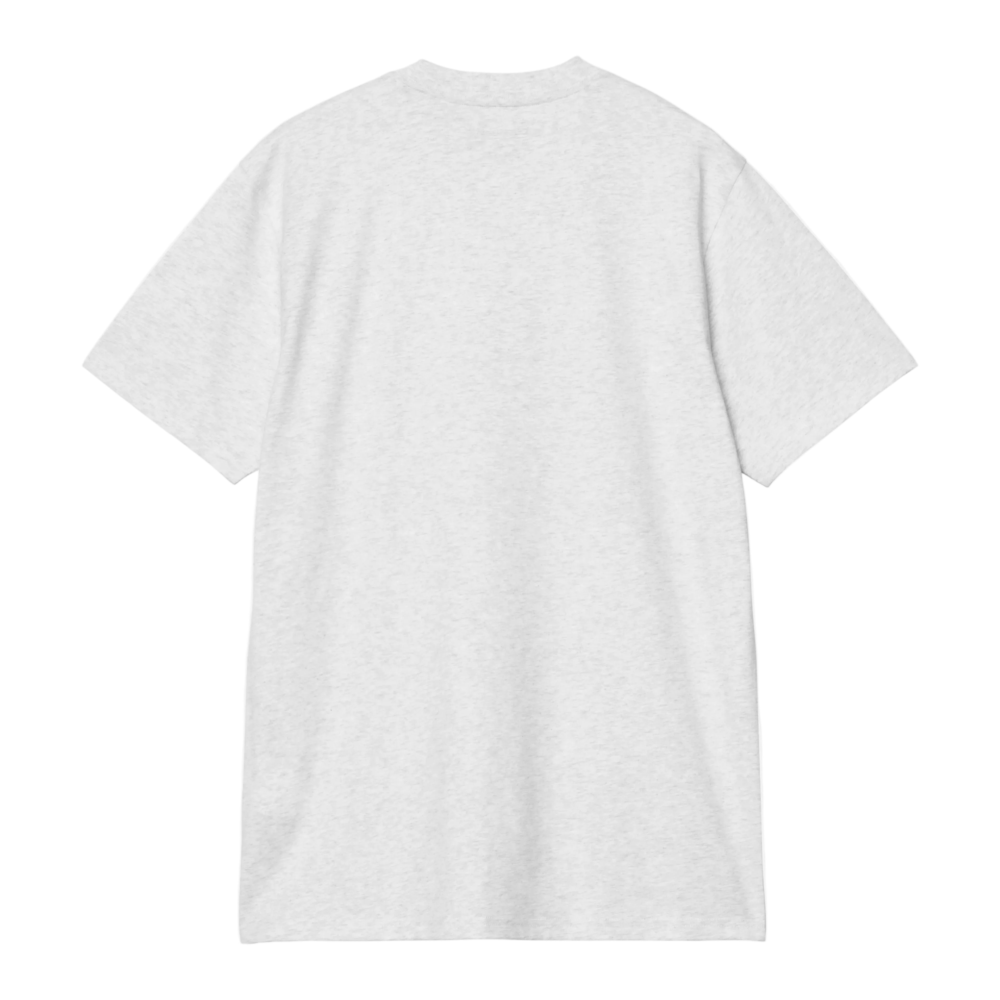 Carhartt WIP Script Short Sleeve T-shirt - Ash Heather/Rondo