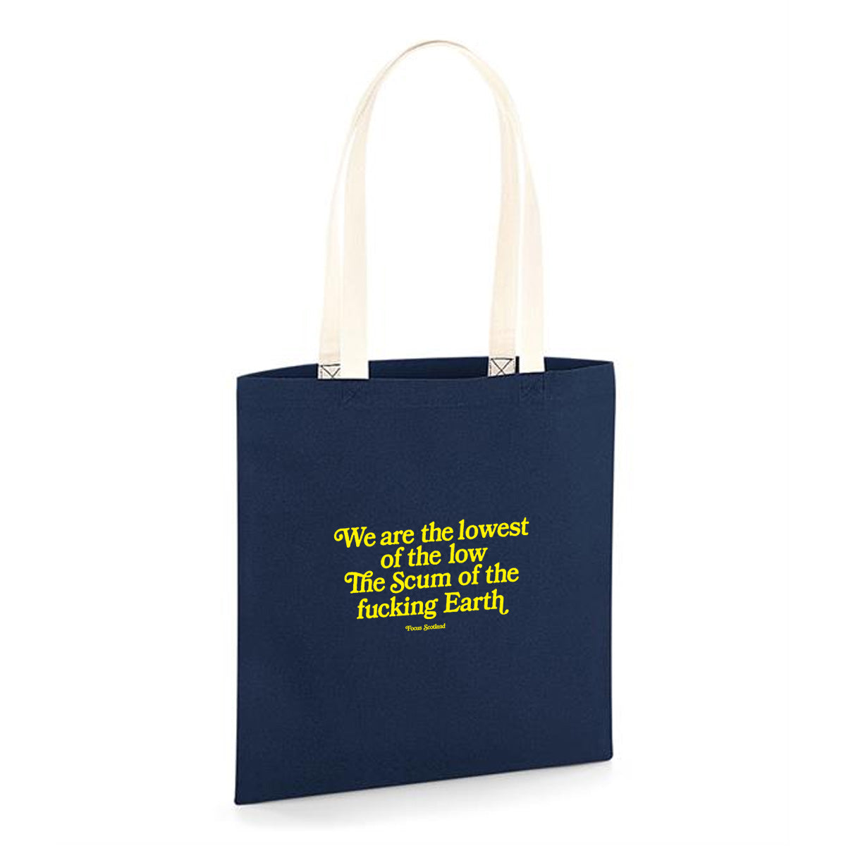 Focus Scum Of The Earth Tote Bag - Navy/Natural