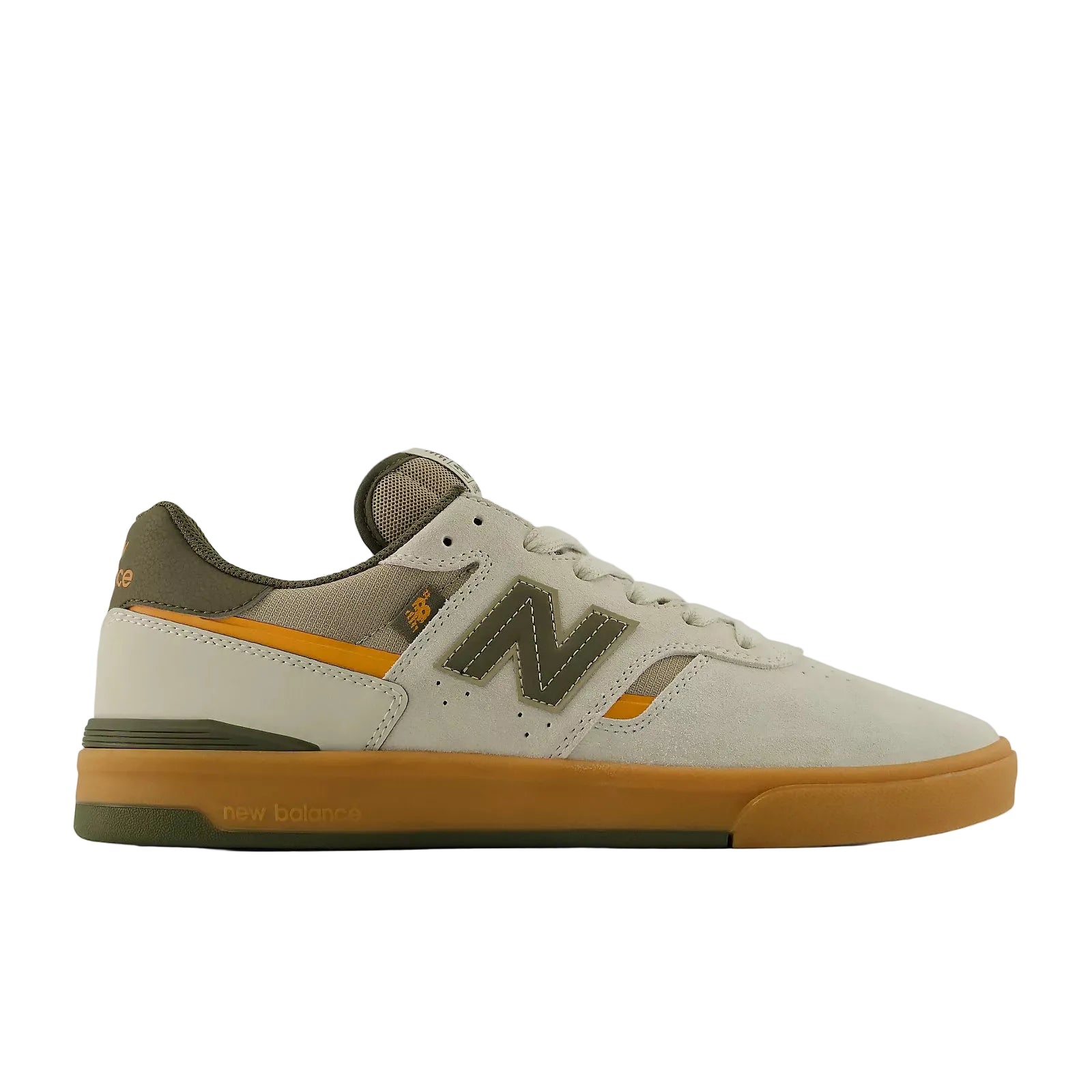 New Balance Numeric Jamie Foy NM306 Cupsole Shoes - Timberwolf/Dark Moss