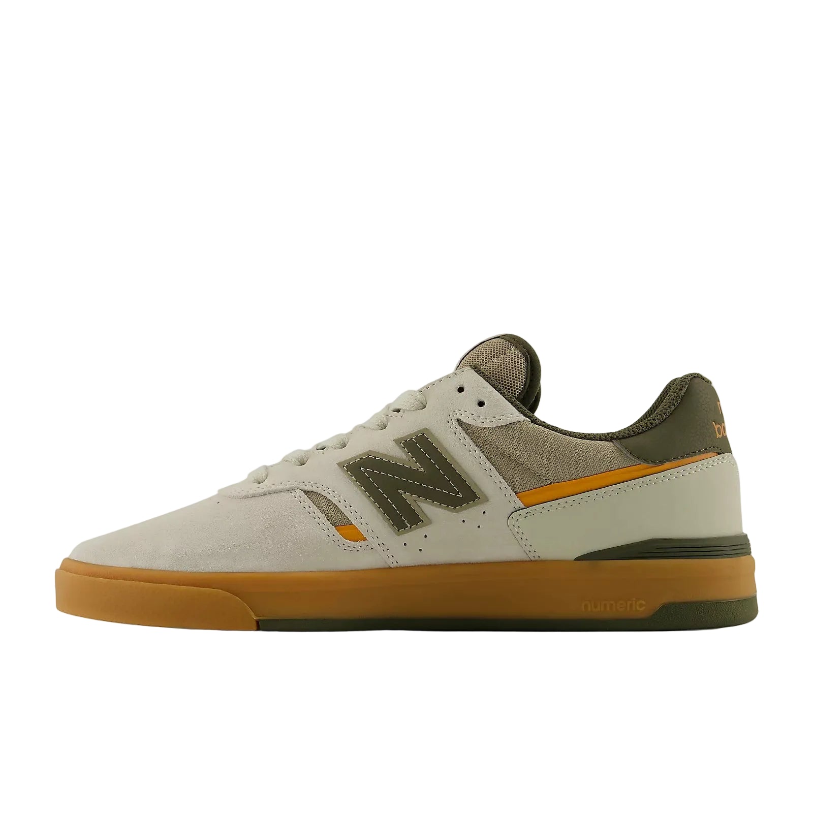 New Balance Numeric Jamie Foy NM306 Cupsole Shoes - Timberwolf/Dark Moss