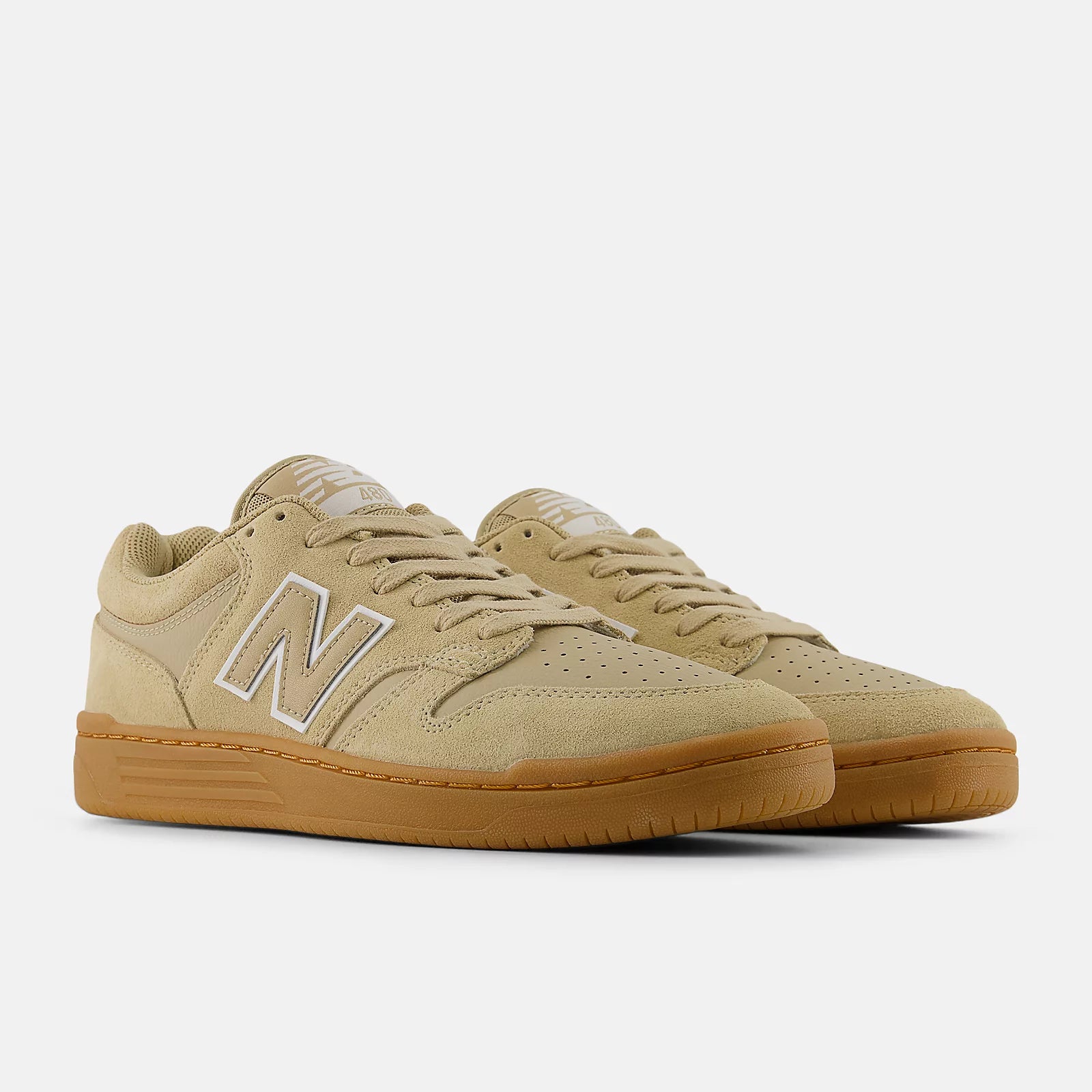 New Balance Numeric NM480 Shoes - Incense/White
