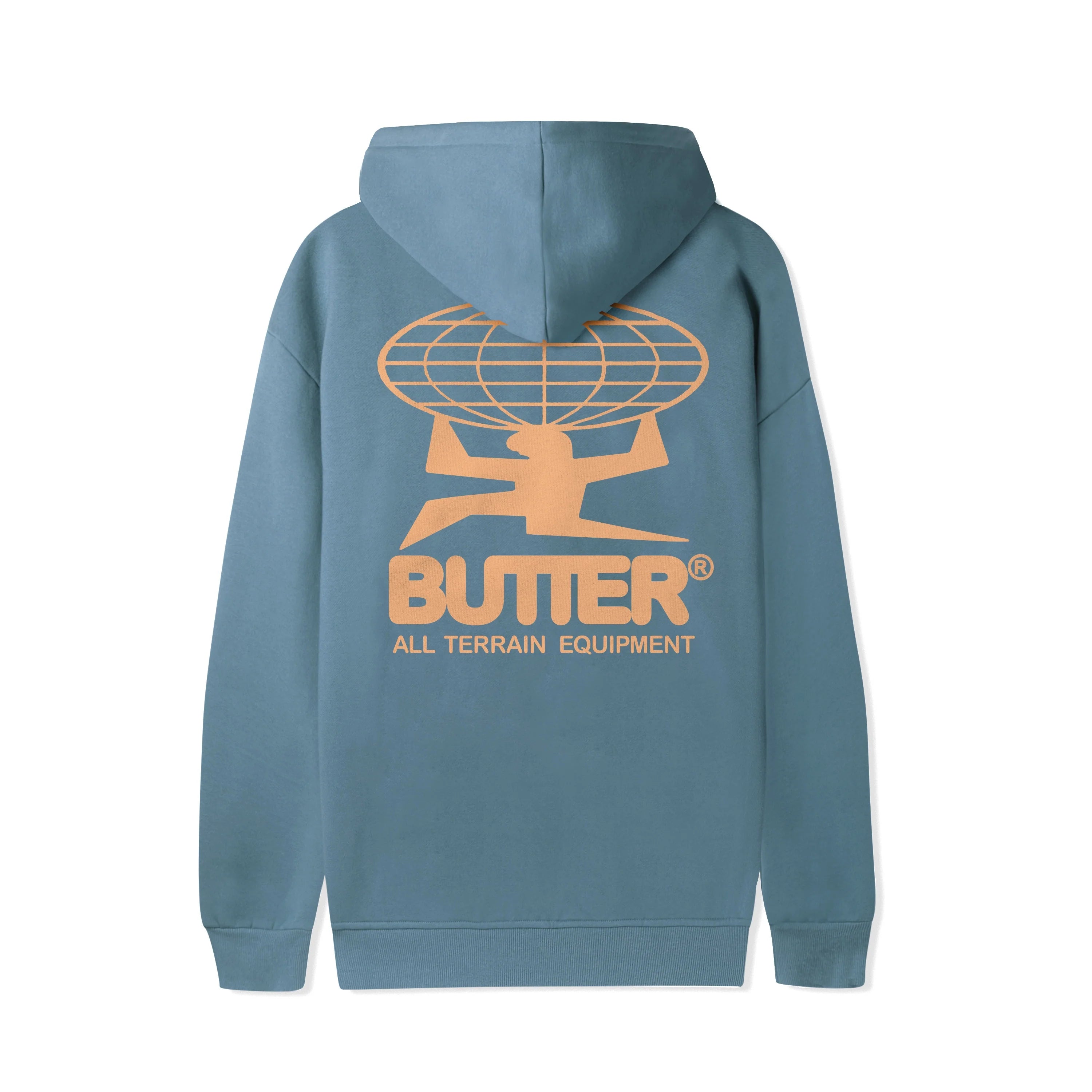 Butter Goods All Terrain Hooded Sweatshirt - Slate Blue