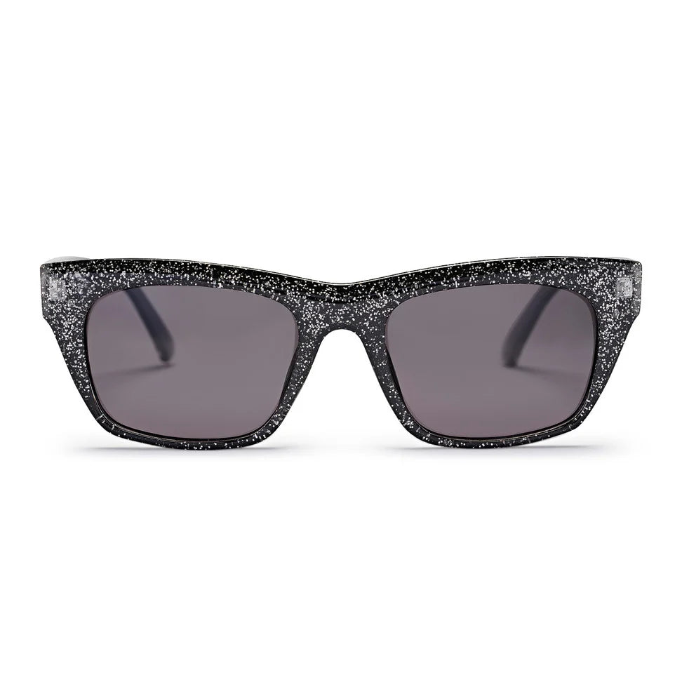 CHPO Stitch & Stones Sunglasses - Black Glitter
