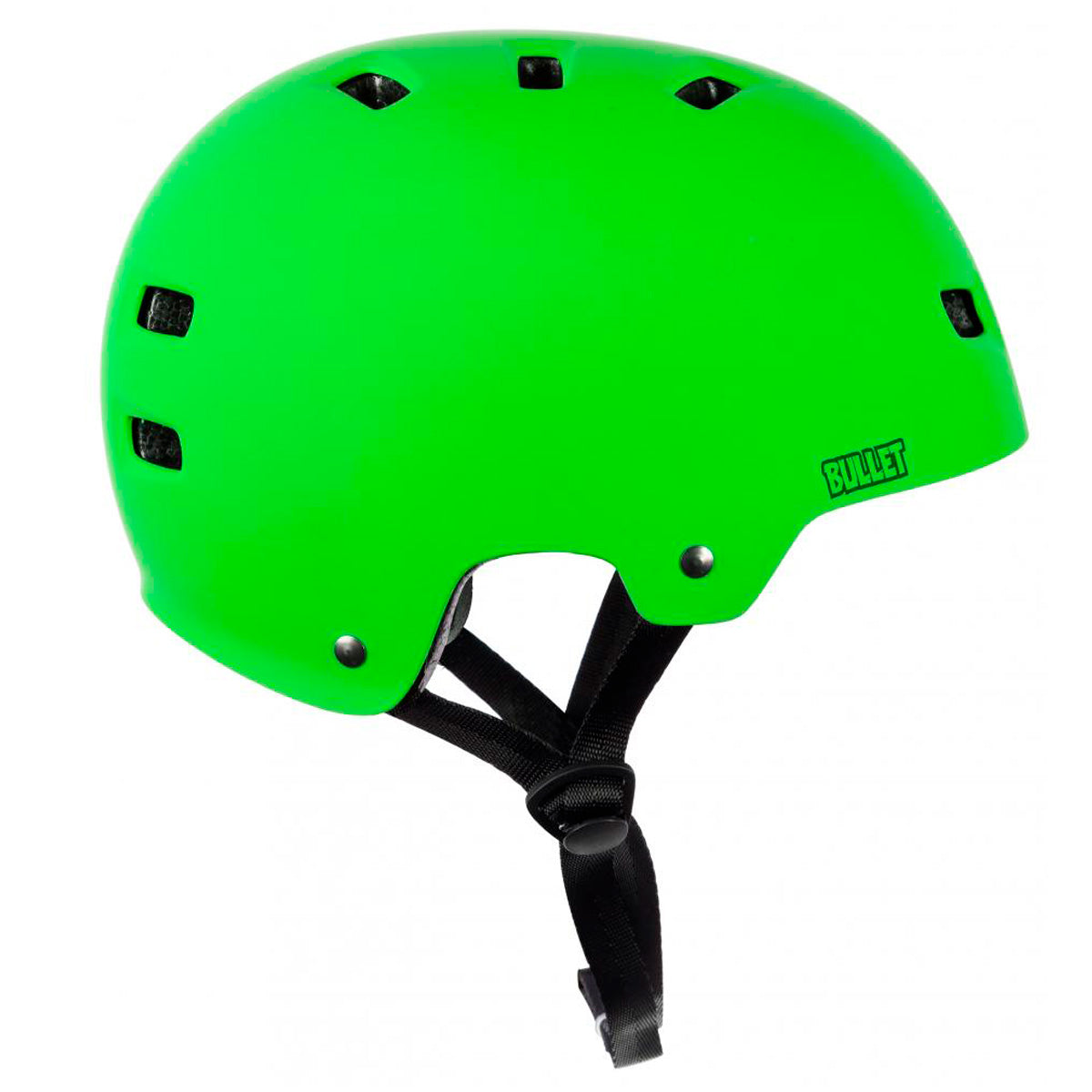 Bullet Deluxe T35 Matt Green Helmet - 49-54cm OSFA Youth