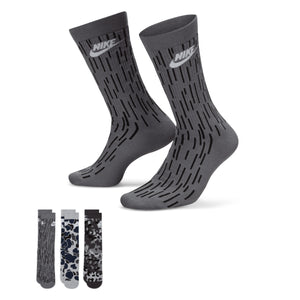 Nike SB Everyday Max Lightweight Crew 3 pack Socks - Black/Grey/Navy/Camo