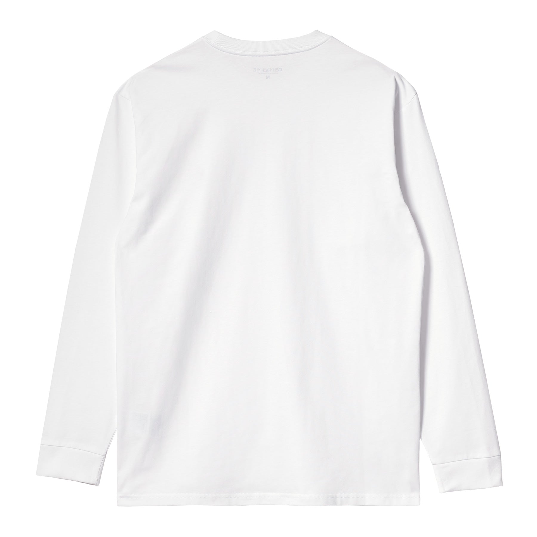 Carhartt WIP Chase Long Sleeve T-shirt - White/Gold
