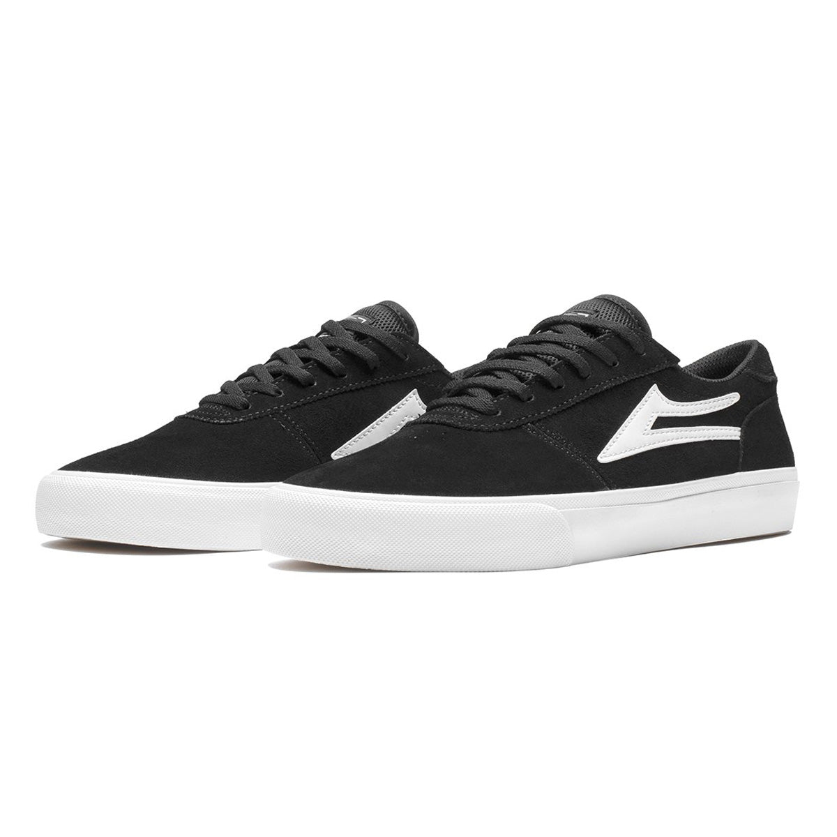 Black and white suede lowtop shoes from Lakai. Pay With Klarna and Clearpay.