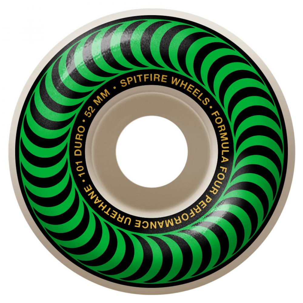 Spitfire Formula Four Classic Wheels 99a Green - 52mm