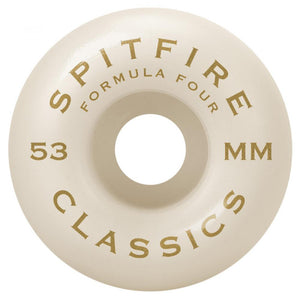 Spitfire Formula Four Classic Wheels 99a Orange - 53mm