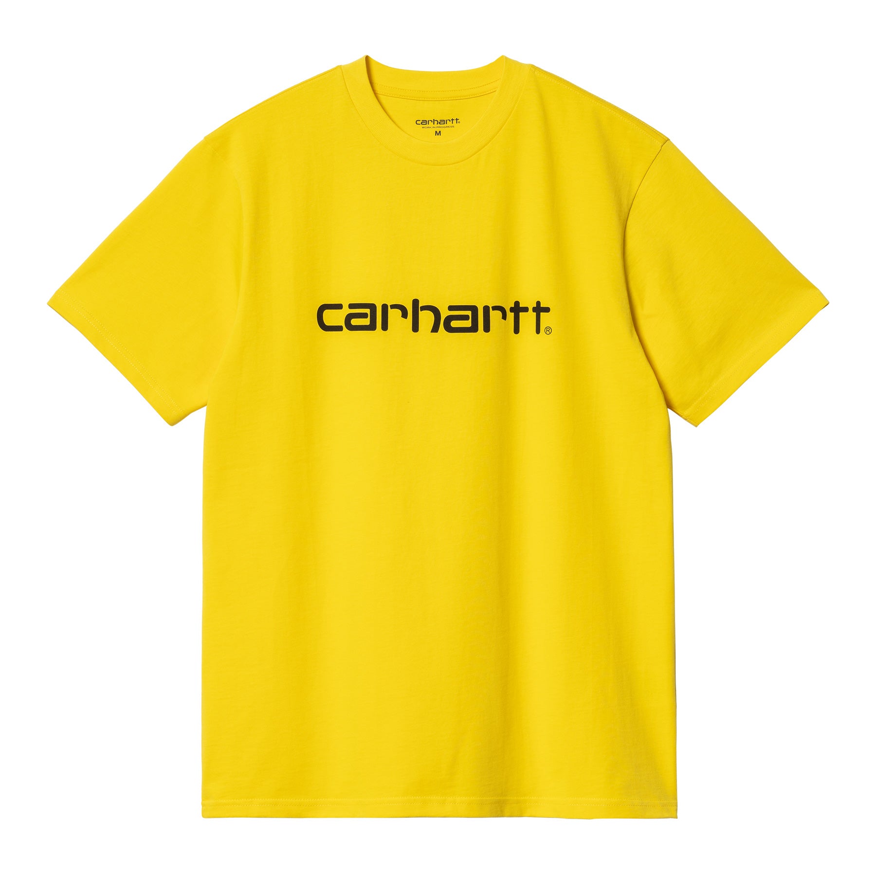 Carhartt WIP Script T-shirt - Buttercup/Black