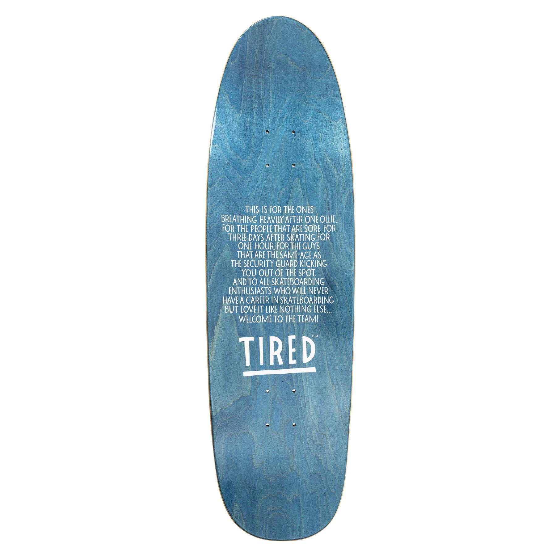 Tired Skateboards Detergent Deck - 9.25" Sigar