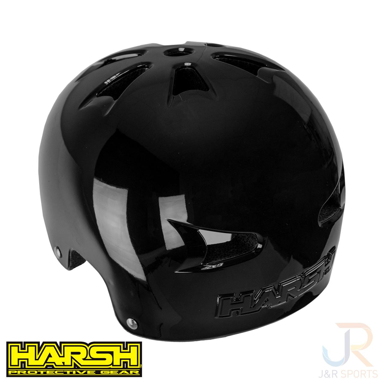 Harsh Pro EPS Helmet - Gloss Black