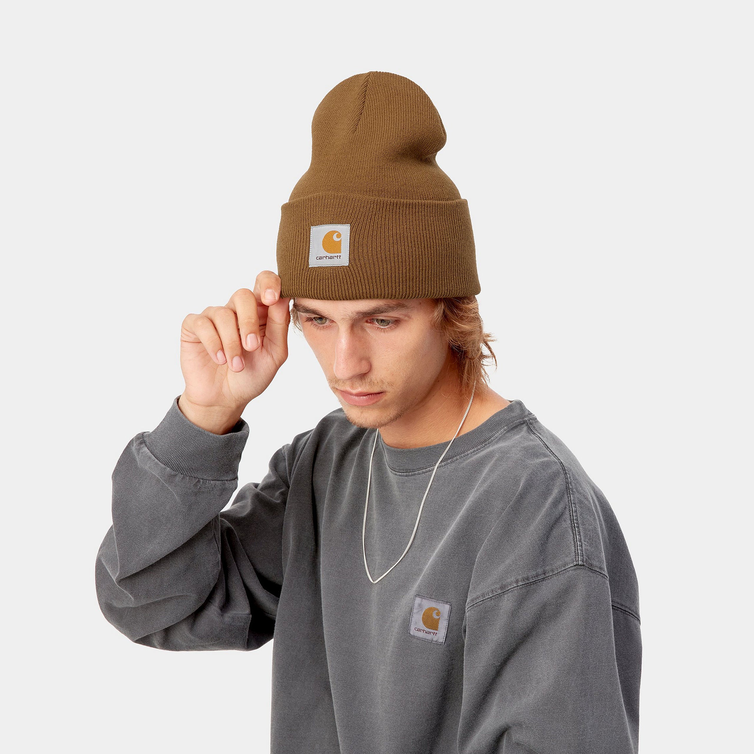 Carhartt WIP Acrylic Watch Beanie - Hamilton Brown