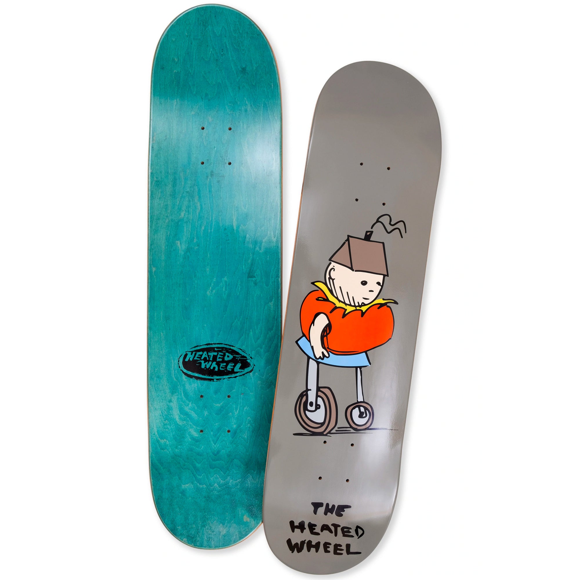 The Heated Wheel People Mover Deck Grey - 8"