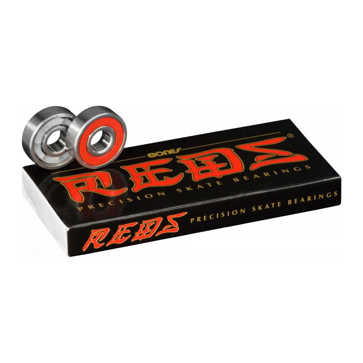 set of 8 classic skateboard bearings from reds