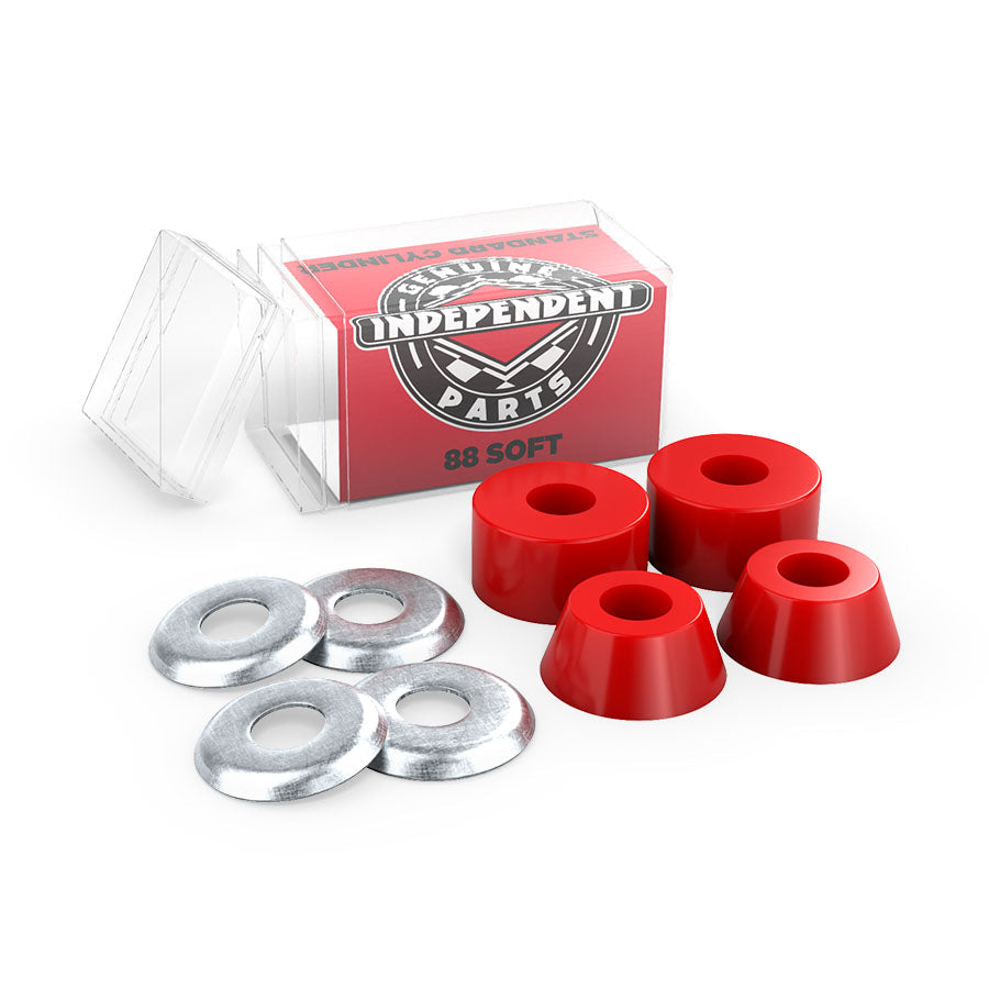 Indy Cylinder Truck Bushings - Soft 88a Red