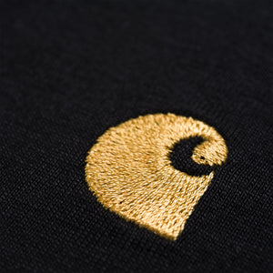 Carhartt WIP Chase Short Sleeve T-shirt - Black/Gold