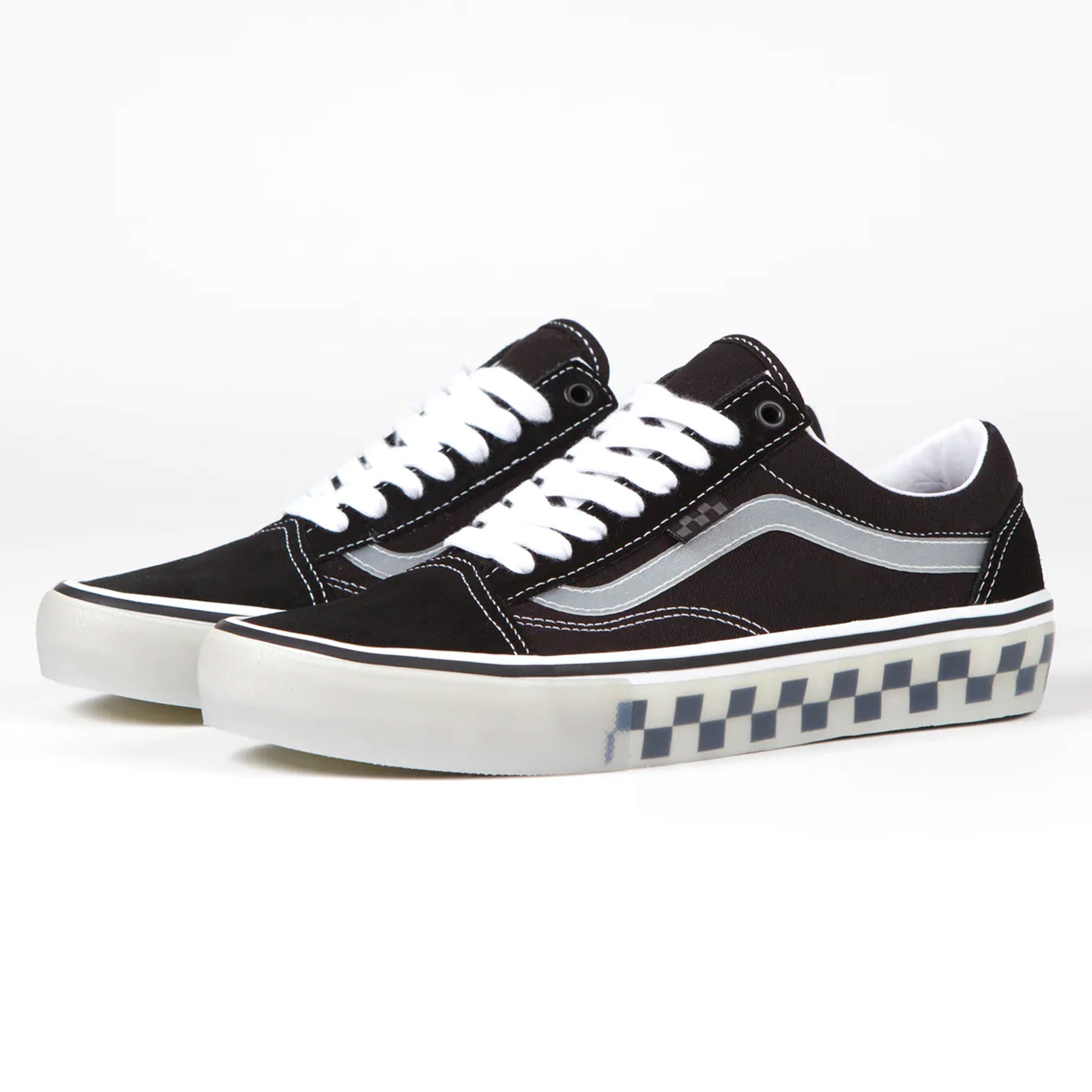 Vans Skate Old Skool Shoes - Black/Translucent