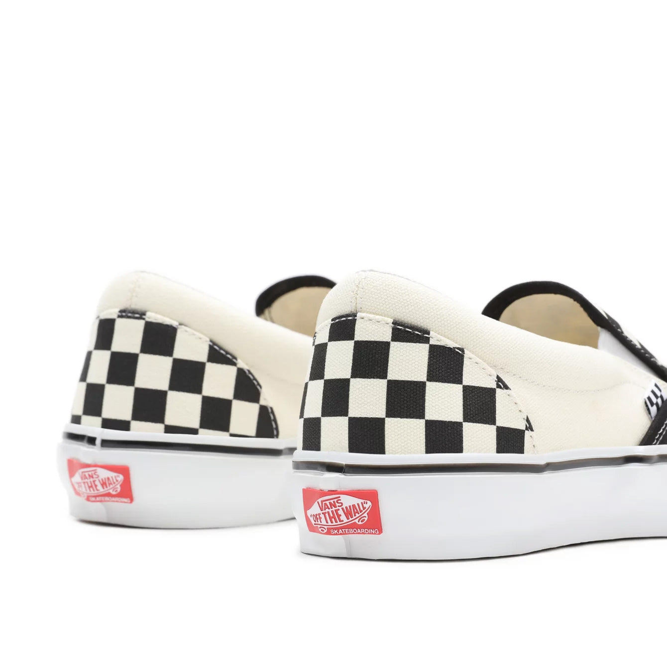 Vans Skate Slip On Shoes - Black/White Checkerboard